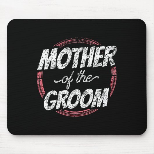 Tapis De Souris Mère De La Groom Mariage Fête Bachelor Maman Maman (Devant)