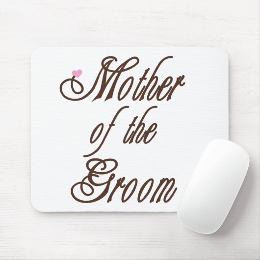 Tapis De Souris Mère des bruns chics de marié (Avec souris)