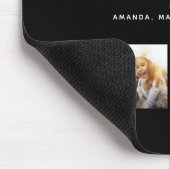 Tapis De Souris Mère photo collage noir (Coin)