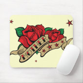 Tapis De Souris Mère rose de tatouage (Avec souris)