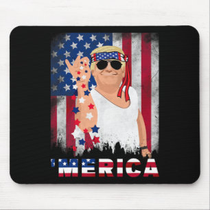 Tapis De Souris Merica Bae Salt Parsemer Drapeau Américain Patriot