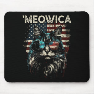Tapis De Souris Merica Patriotique Maine Coon Chat