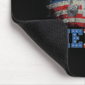 Tapis De Souris Merica Trump 4 juillet heureux Trump Drapeau améri (Coin)