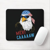 Tapis De Souris Mericaaaaaw Eagle Mulle 4 Juillet États-Unis Améri (Avec souris)