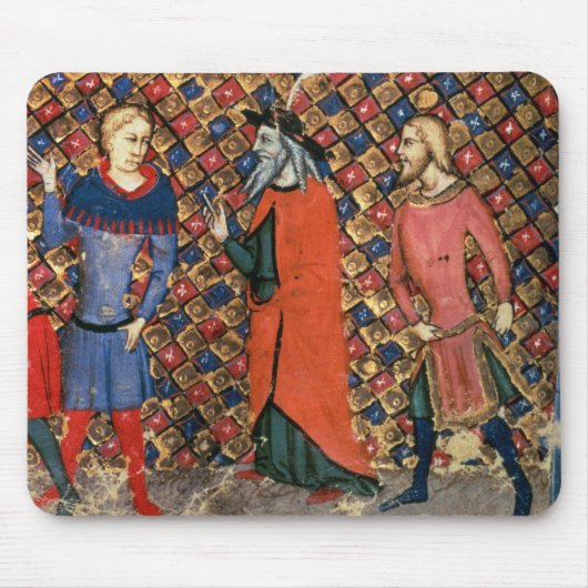 Tapis De Souris MERLIN tutoring Arthur (Devant)