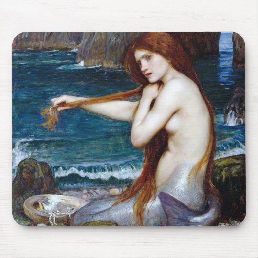 Tapis De Souris Mermaid, John William Waterhouse (Devant)