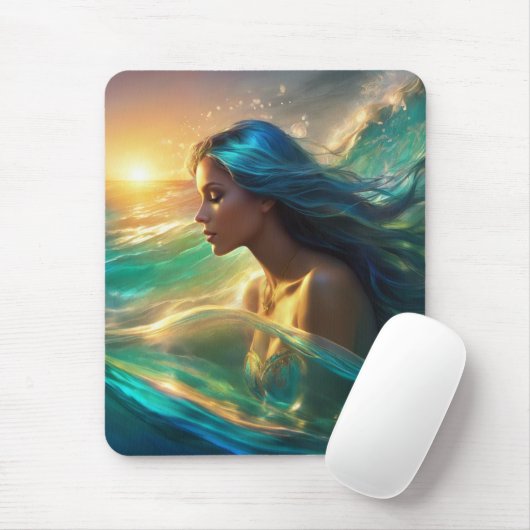 Tapis De Souris Mermaid Mousepad (Avec souris)