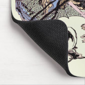 Tapis De Souris Mermaids Vintage Victorian Illustration (Coin)