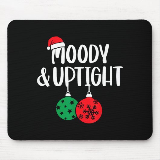 Tapis De Souris Merry & Bright Moody & Uptight Matching Co (Devant)