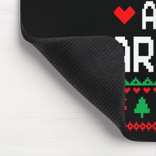 Tapis De Souris Merry And Married Couples Matching Ugly Christmas (Coin)