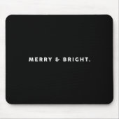 Tapis De Souris Merry Bright Xmas Funny Christmas Subtle Minimal H (Devant)
