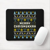Tapis De Souris Merry Chrismukkah Happy Hanukkah Jew Ugly Christma (Avec souris)