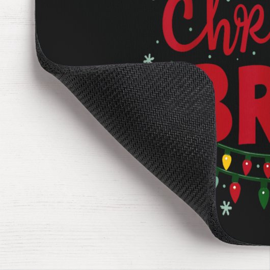 Tapis De Souris Merry Christmas Bruh Santa Hat Xmas Family Men Wom (Coin)