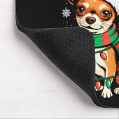 Tapis De Souris Merry Christmas Chihuahua (Coin)