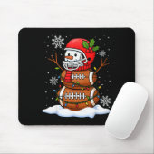 Tapis De Souris Merry Christmas Football Snowman Holiday Srts Xmas (Avec souris)
