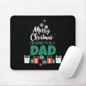Tapis De Souris Merry Christmas I'm Going To Be A Dad Pregnant Wif (Avec souris)