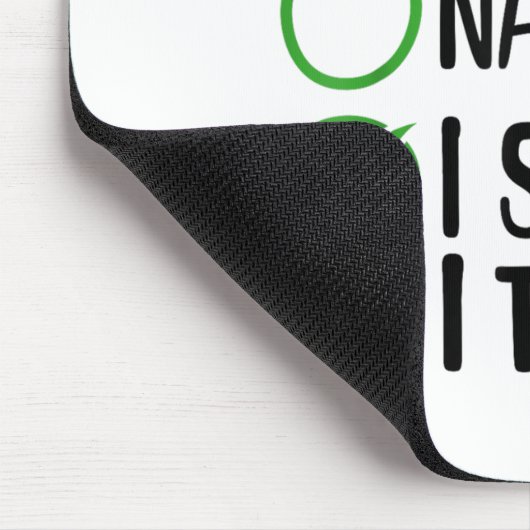 Tapis De Souris Merry Christmas Nice Naughty I Swear I Tried Xmas (Coin)