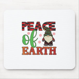 Tapis De Souris Merry Christmas Peace Of Earth