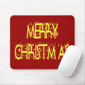 Tapis De Souris Merry Christmas Starry (Avec souris)