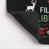 Tapis De Souris Merry Christmas Ya Filthy Liberals Ugly Christmas  (Coin)