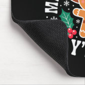 Tapis De Souris Merry Christmas Yall Gingerbread Cowboy Howdy West (Coin)