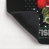 Tapis De Souris Merry Fishmas B Fish Fishing Christmas Ugly Sweate (Coin)