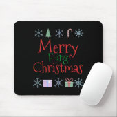 Tapis De Souris Merry Foring (f) Noël Funny Sarcastic Quo (Avec souris)