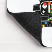 Tapis De Souris Merry Jeepmas Ugly Light Reindeer Christmas (Coin)