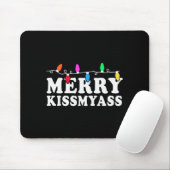 Tapis De Souris Merry Kissmy Shirt - Inappropriate Christmas Shirt (Avec souris)
