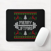 Tapis De Souris Merry Liftmas - Trainer Ugly Style Christmas (Avec souris)