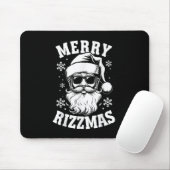 Tapis De Souris Merry Rizzmas Funny Christmas Santa Claus Happy Ch (Avec souris)