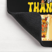 Tapis De Souris Merry Thanksmas Pumpkin Sce Latte Coffee Thanksgiv (Coin)