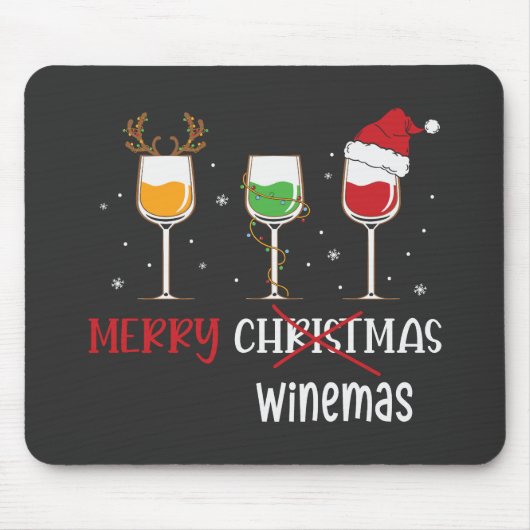 Tapis De Souris Merry Winemas (Devant)