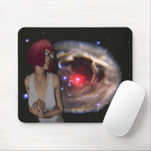 Tapis De Souris Merveille cosmique (Avec souris)