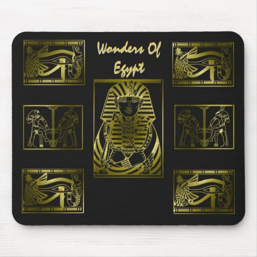 Tapis De Souris Merveilles De L'Or Égyptien (Devant)