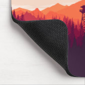 Tapis De Souris Merveilleuse Conception "FireWatch" Pour Pad Souri (Coin)