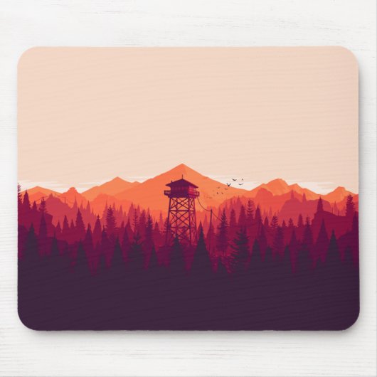 Tapis De Souris Merveilleux "FireWatch" conception de jeu pour (Devant)