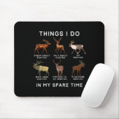 Tapis De Souris Mes Choses Temps Libre Elk Cerf (Avec souris)