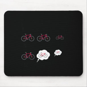 Tapis De Souris Mes Choses Vélo Bicyclette Temps Libre