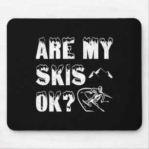 Tapis De Souris Mes Skis Ok Drôle Cadeaux De Ski