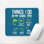 Tapis De Souris Mes trucs de catch Lutteur de temps libre (Avec souris)