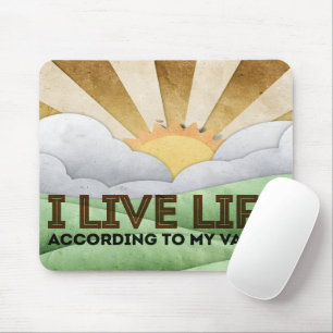 Tapis De Souris "Mes valeurs" Motivation Affirmation