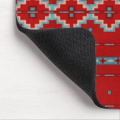 Tapis De Souris Mesas sud-ouest Rouge et Turquoise (Coin)