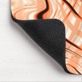 Tapis De Souris Mess of brown ondulé strokies in different directi (Coin)