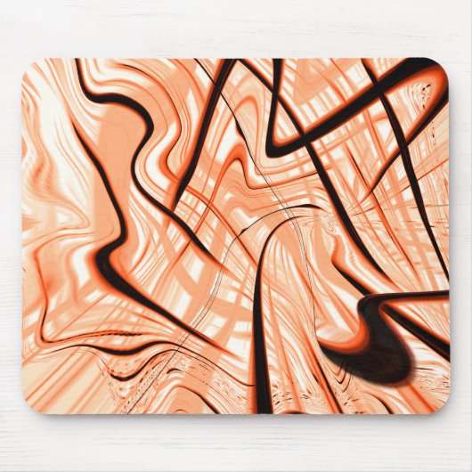 Tapis De Souris Mess of brown ondulé strokies in different directi (Devant)