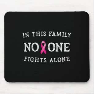 Tapis De Souris Message Nice Conscience du cancer du sein Pink Rib