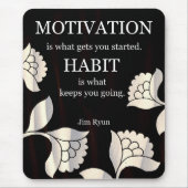 Tapis De Souris Messages de motivation sur Mousepad (Devant)