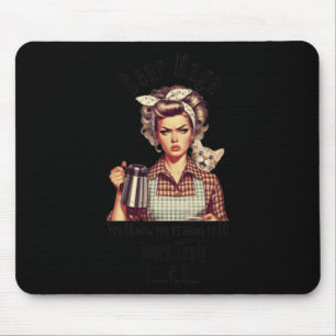 Tapis De Souris Messages des femmes de chat sans enfants 2 Chiffon