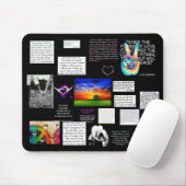 Tapis De Souris Messages inspirés Mousepad (Avec souris)
