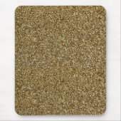 Tapis de souris métallisé avec impression à paille (Devant)